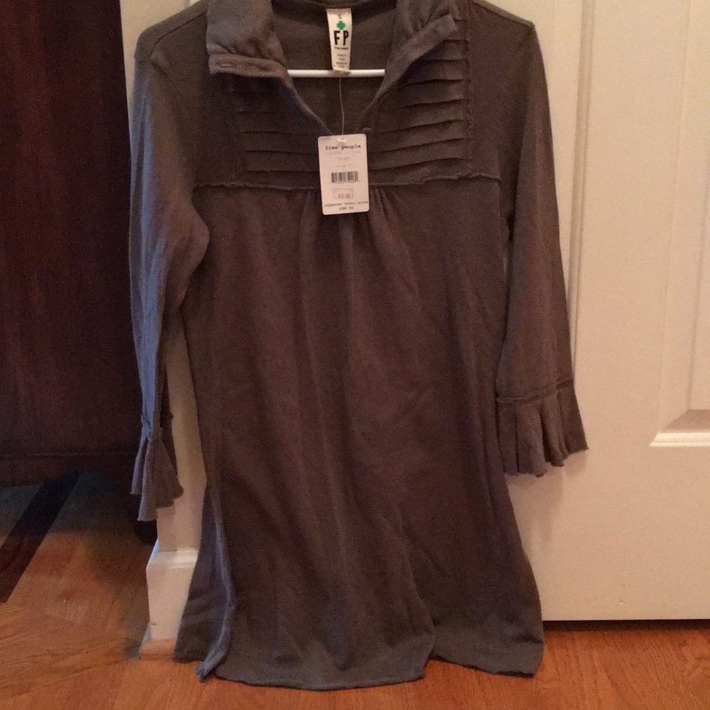 Free people taupe dress